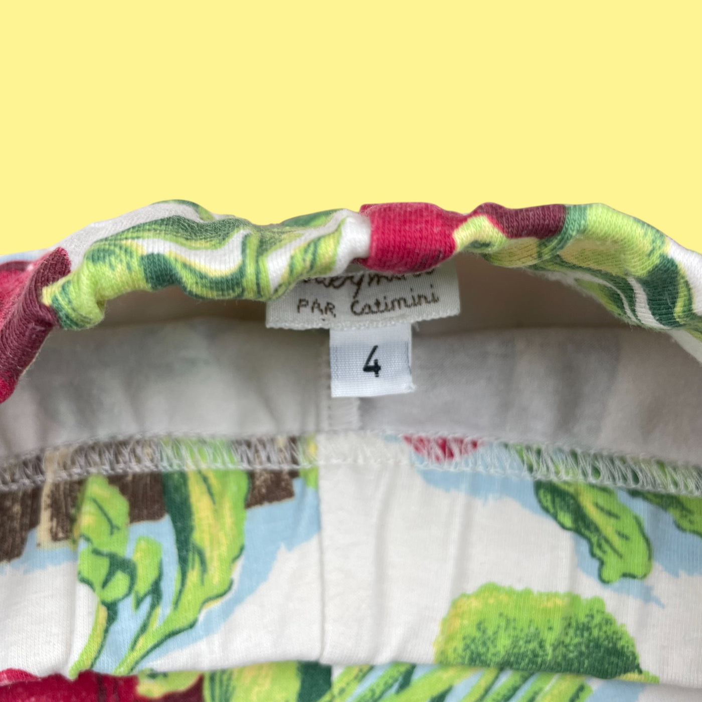 Legging vintage radis Catimini 4 ans