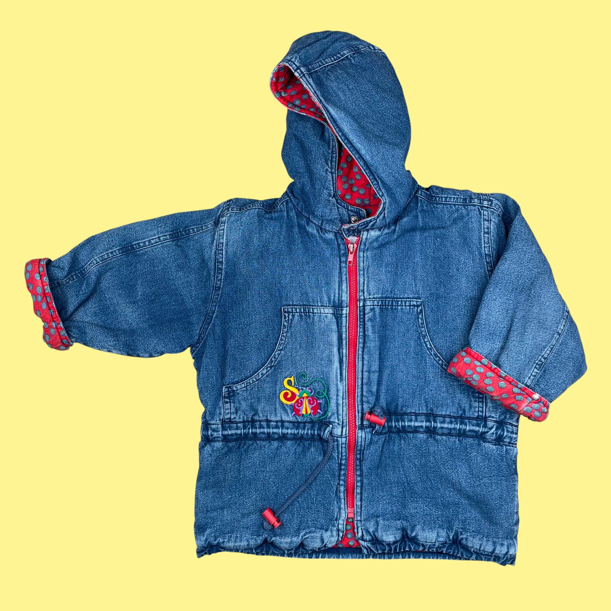 Manteau jean vintage 4 ans