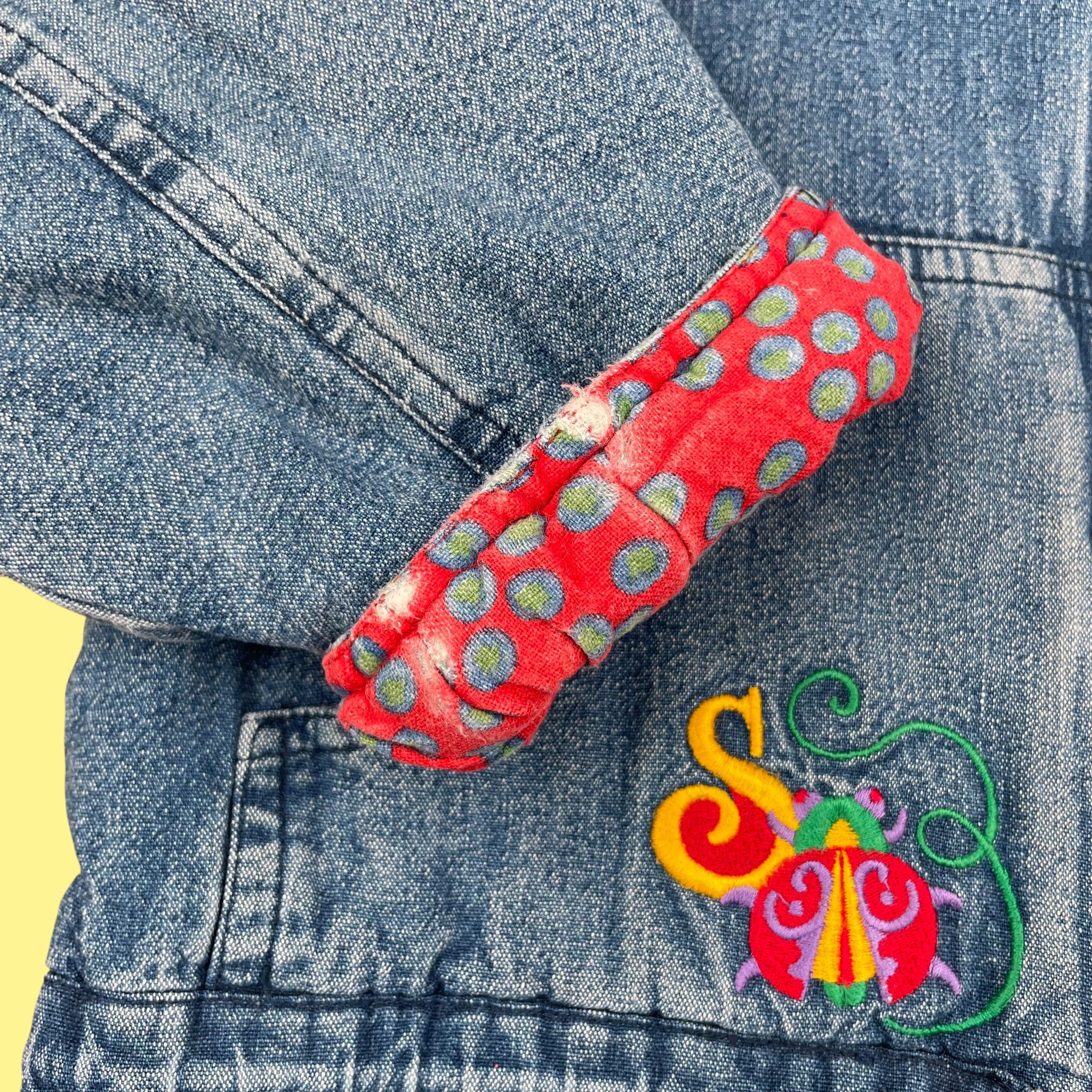 Manteau jean vintage 4 ans