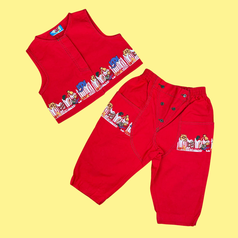 Ensemble vintage 12-18 mois