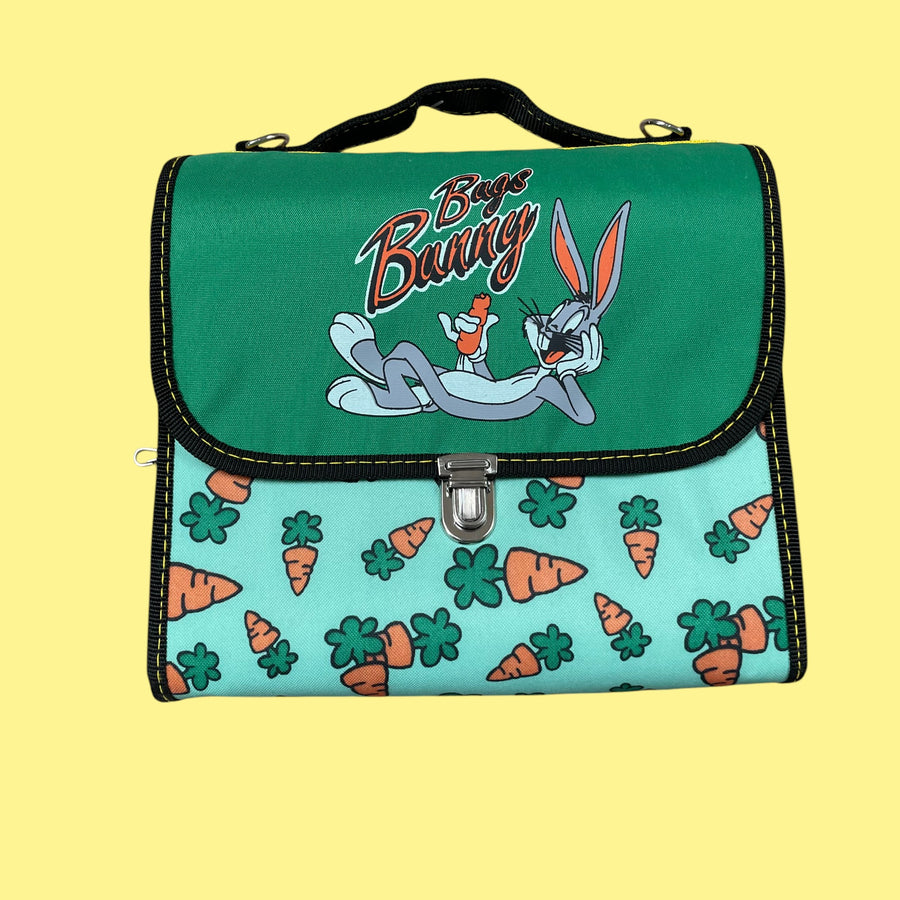 Besace Bugs Bunny carottes verte neuve de stock