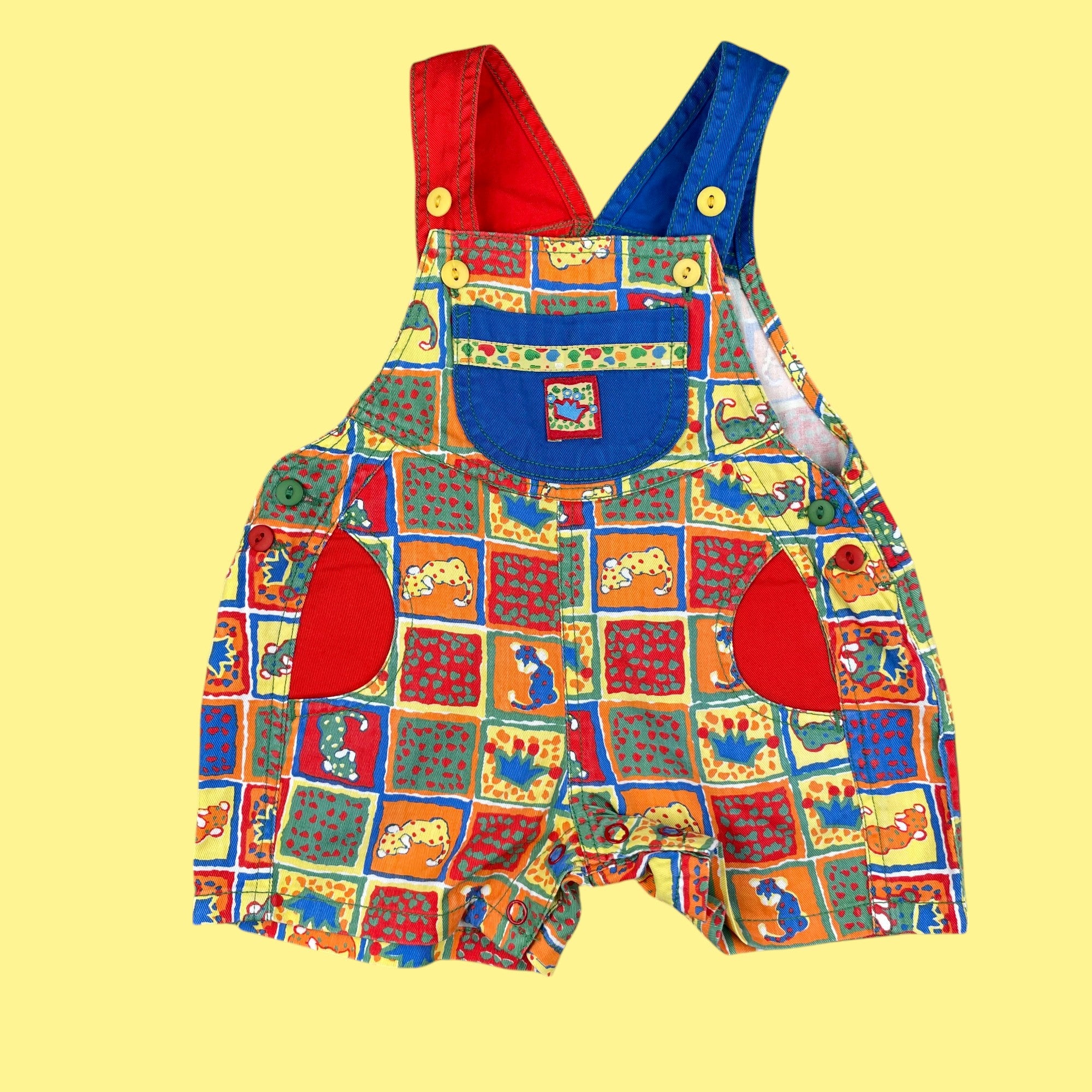 Salopette multicolore 3-6 mois