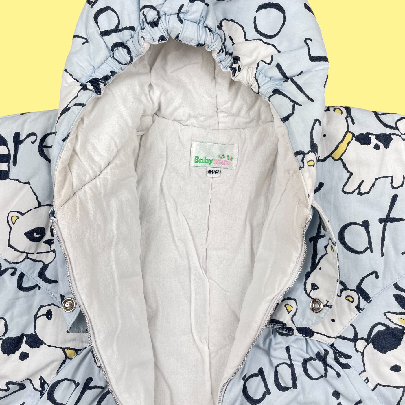 Combi-pilote chiens vintage 3-6 mois