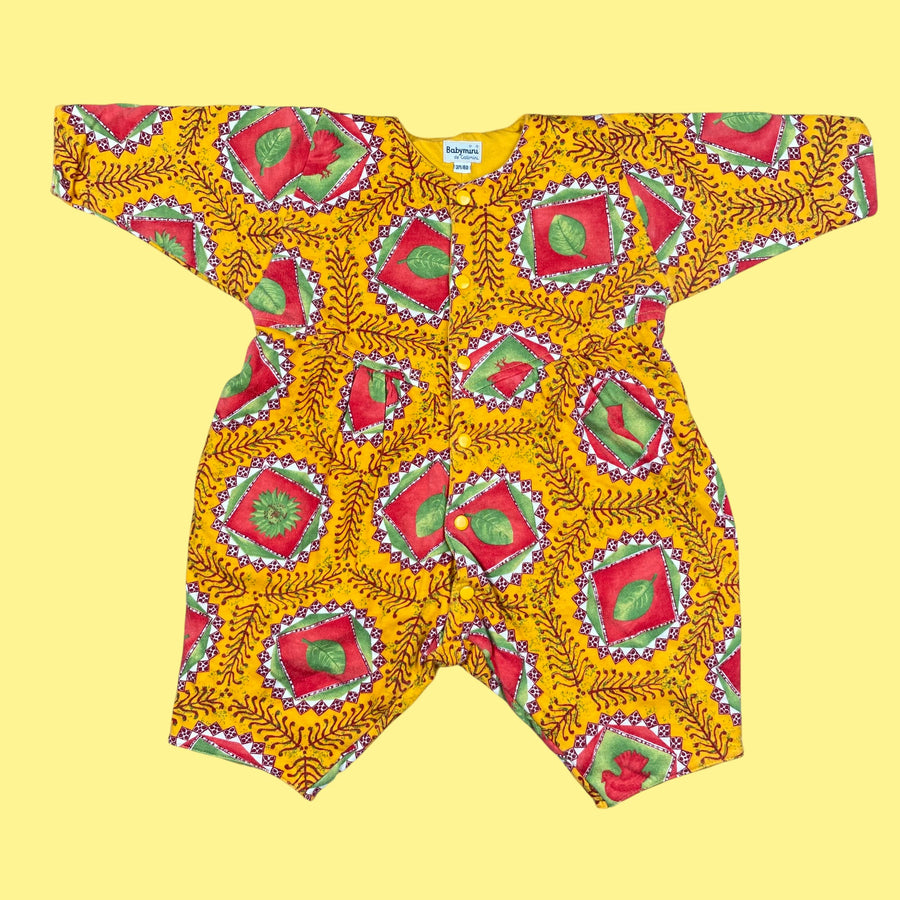 Combinaison Catimini vintage floral 1-3 mois