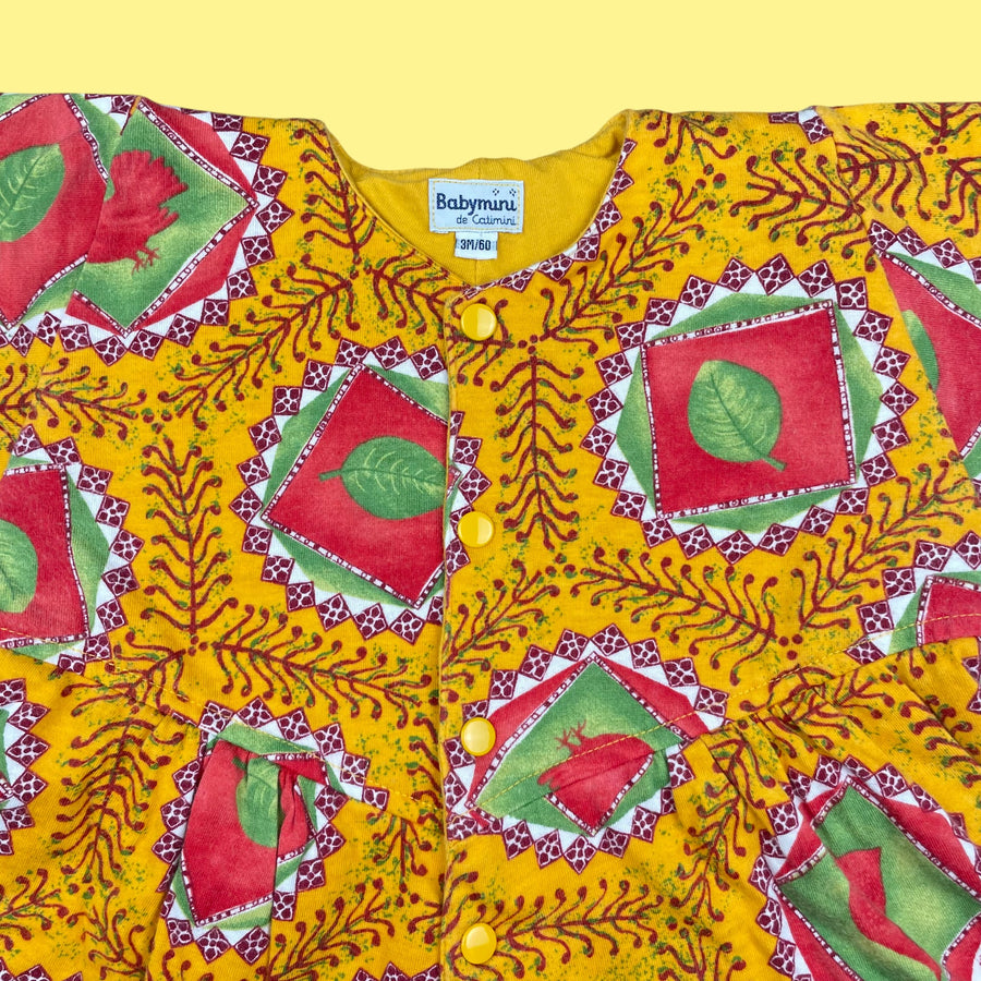 Combinaison Catimini vintage floral 1-3 mois