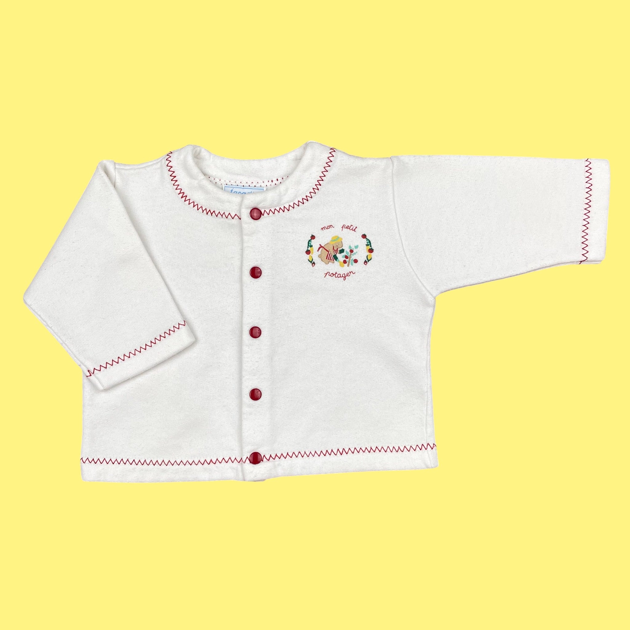 Gilet jardinier Jacadi vintage 6 mois