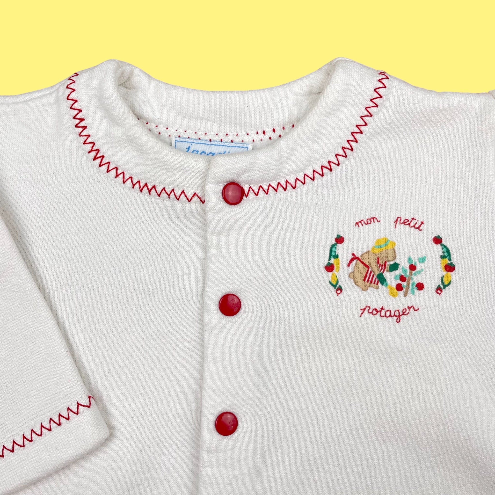 Gilet jardinier Jacadi vintage 6 mois