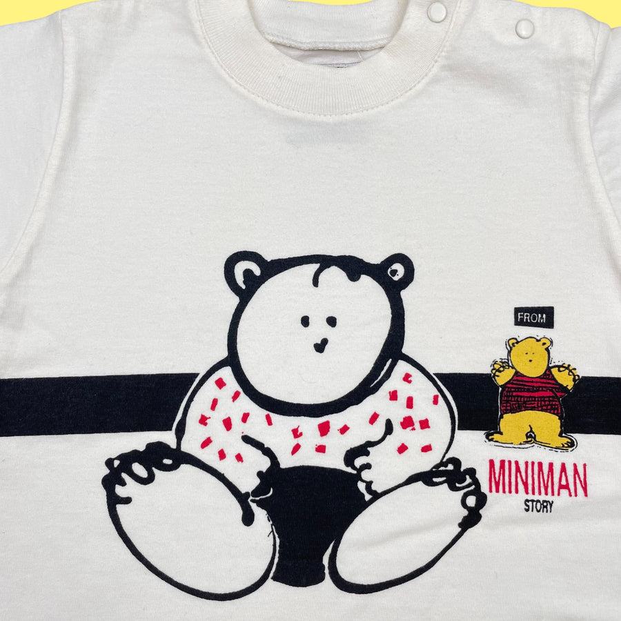 T-shirt Miniman vintage ourson 2 ans
