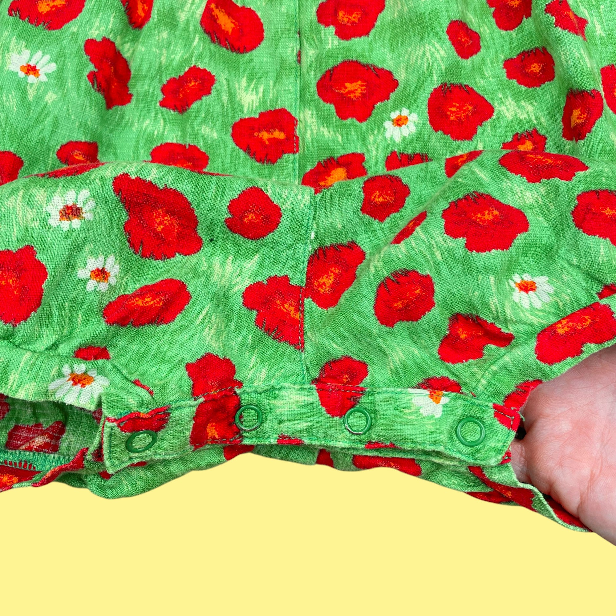 Combinaison coquelicots 9 mois