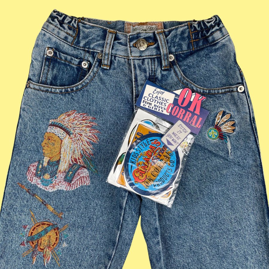 Jean indien deadstock 7-8 ans