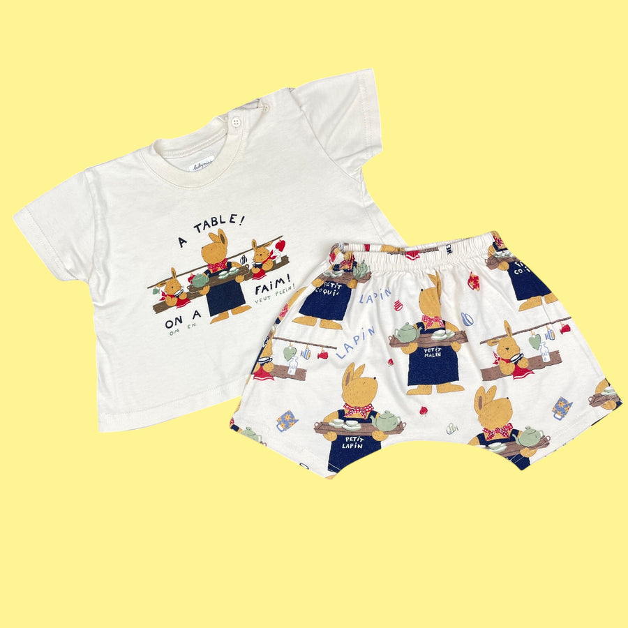 Ensemble vintage Catimini 6 mois