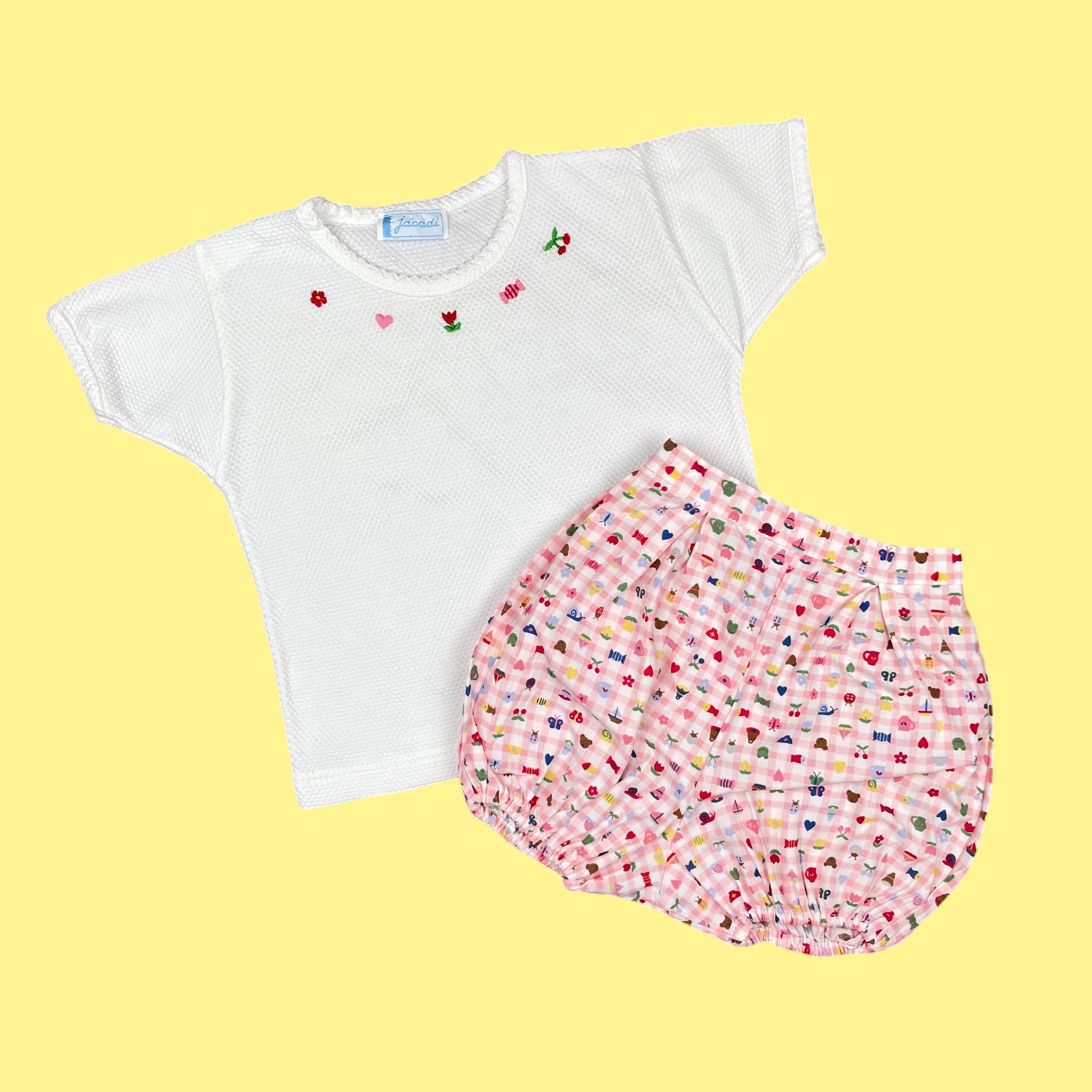 Ensemble vintage Jacadi 9-12 mois