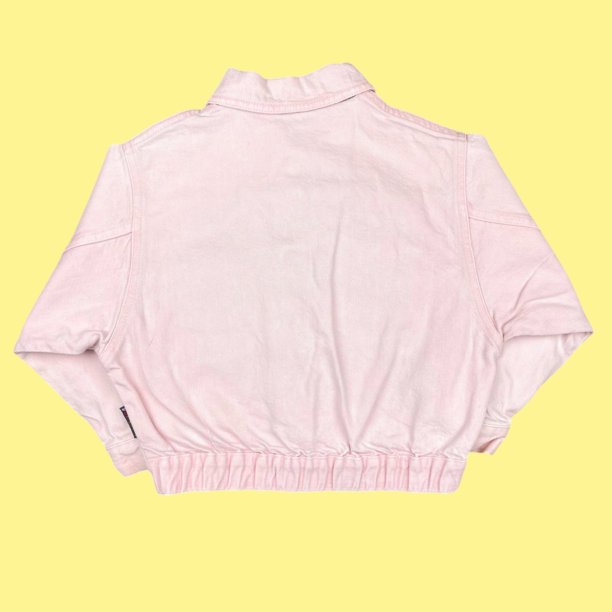 Veste jean fleurs 3-4 ans