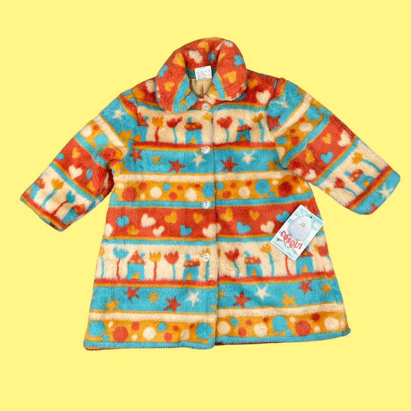 Manteau fausse fourrure vintage 12 mois à 2 ans