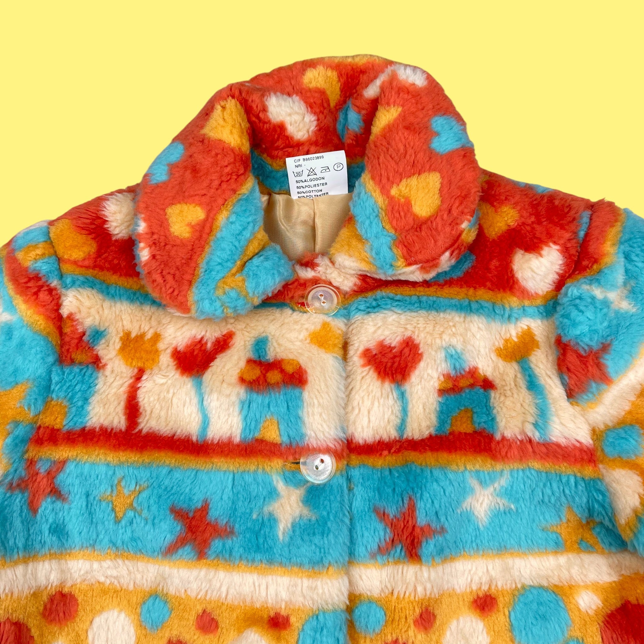 Manteau fausse fourrure vintage 12 mois à 2 ans