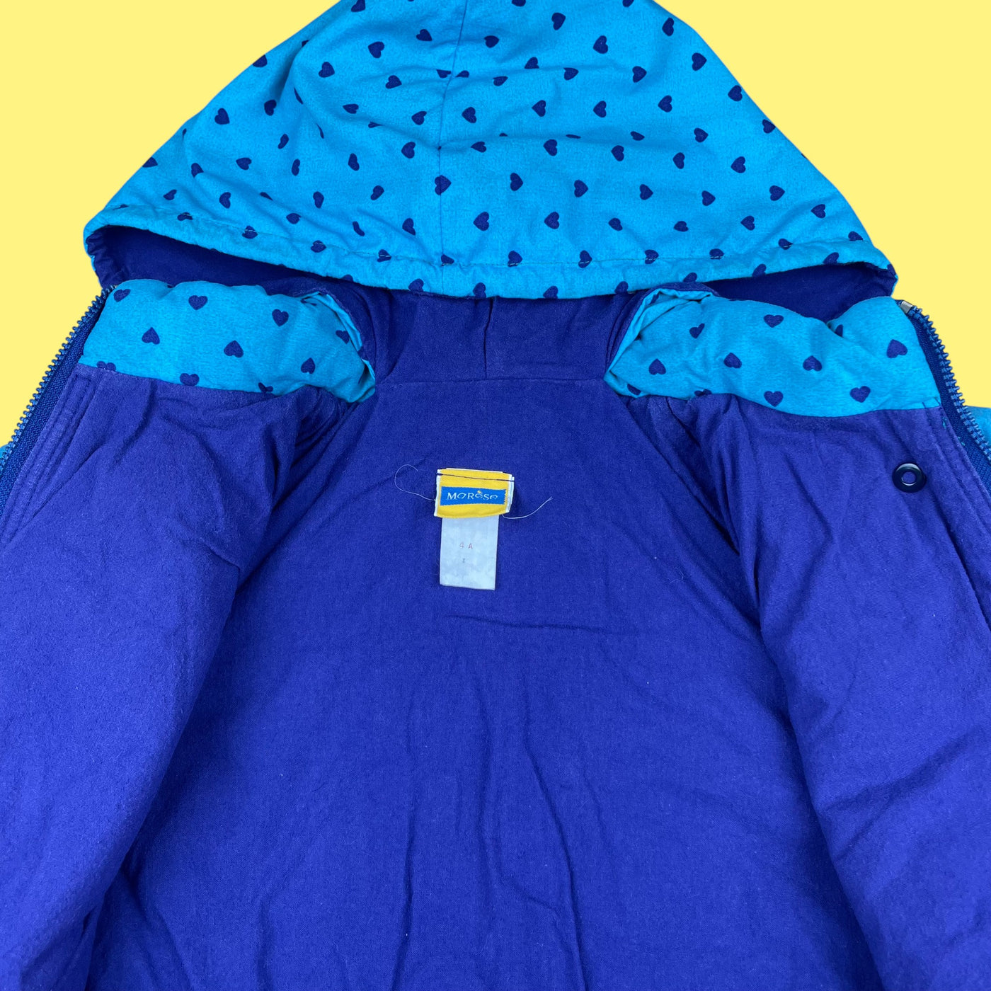 Manteau coeurs vintage 4-5 ans