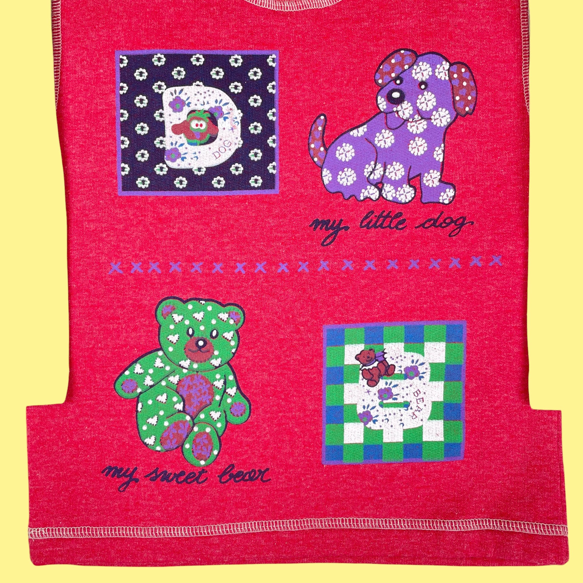 Ensemble deadstock nounours rose 4 ans