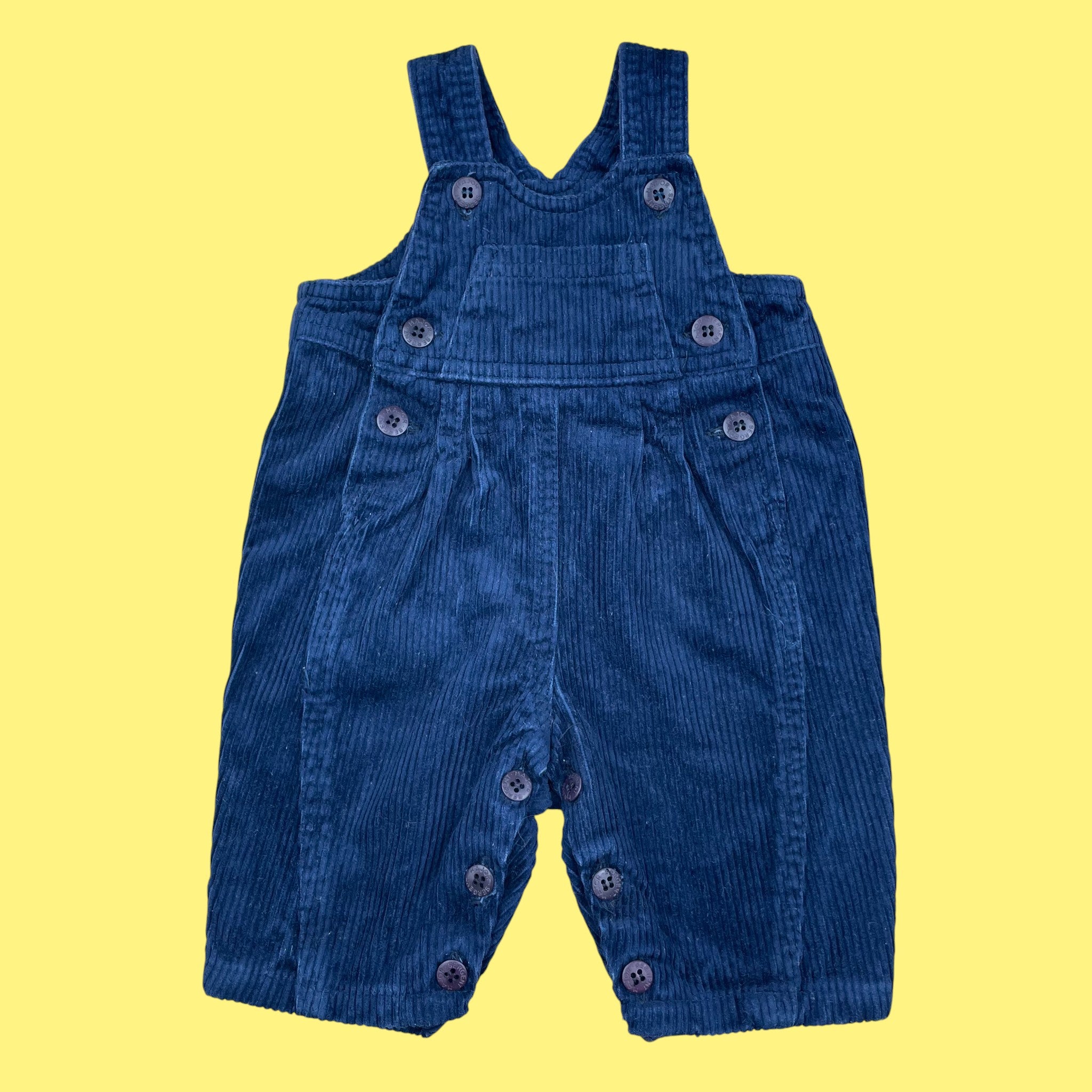 Salopette velours côtelé vintage 1 mois