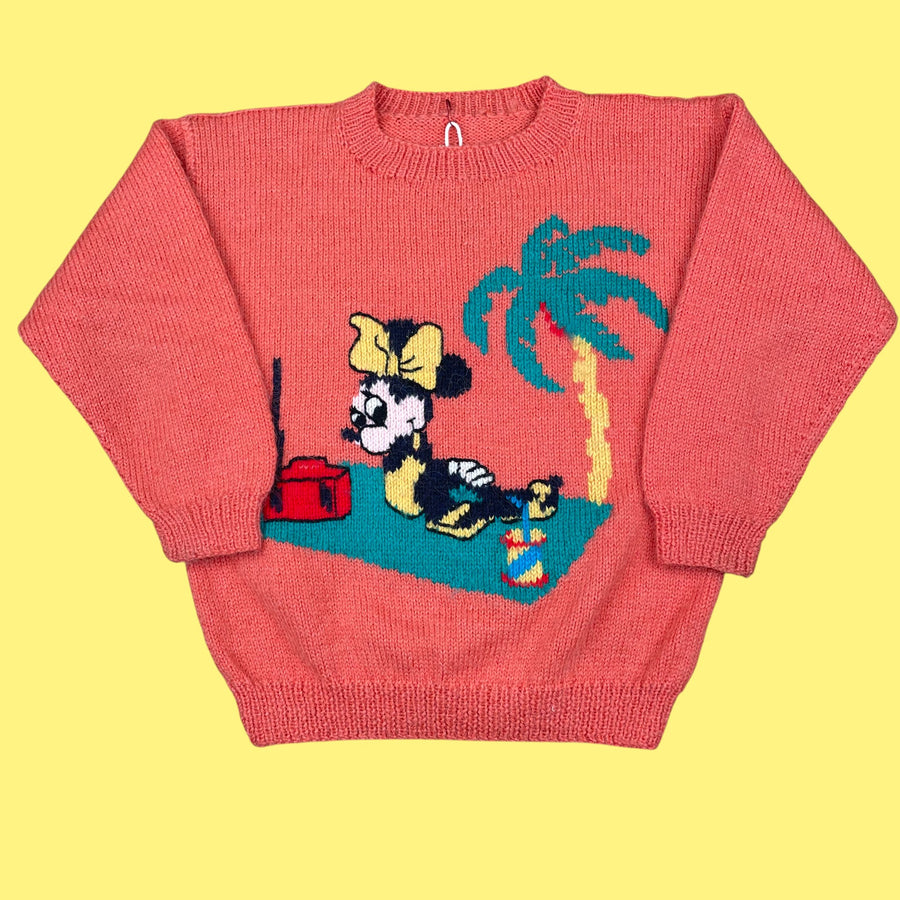 Pull Minnie fait main 7 ans