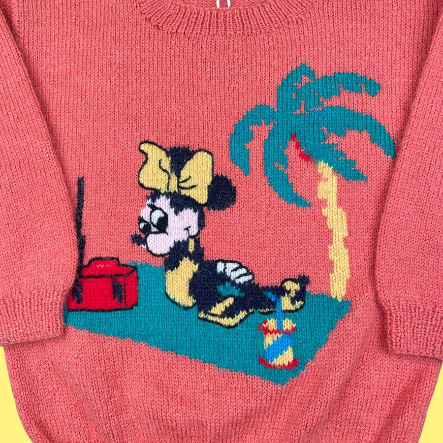 Pull Minnie fait main 7 ans