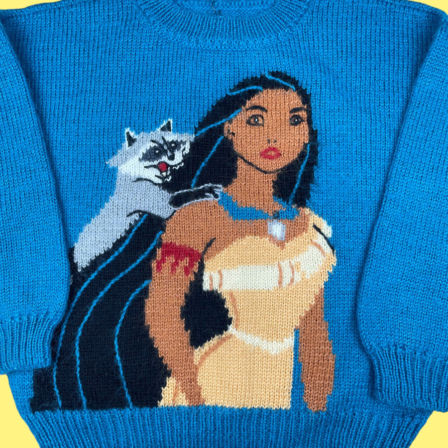 Pull Pocahontas fait main 7 ans