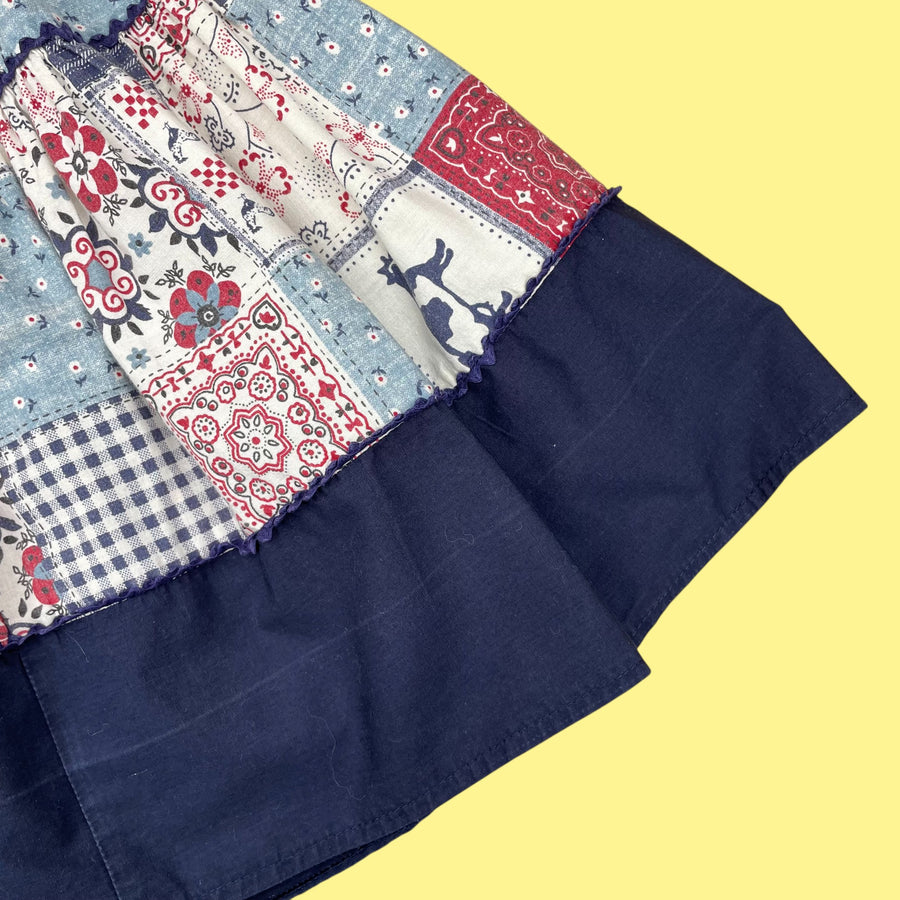 Jupe patchwork 8 ans
