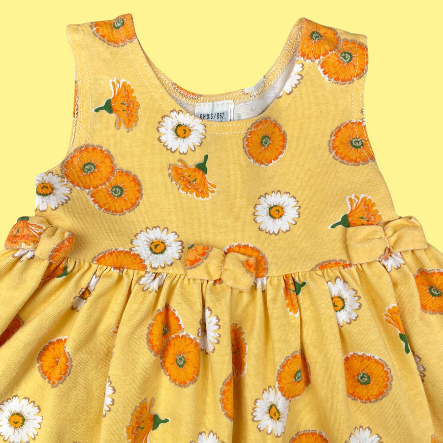 Robe marguerites 6 mois