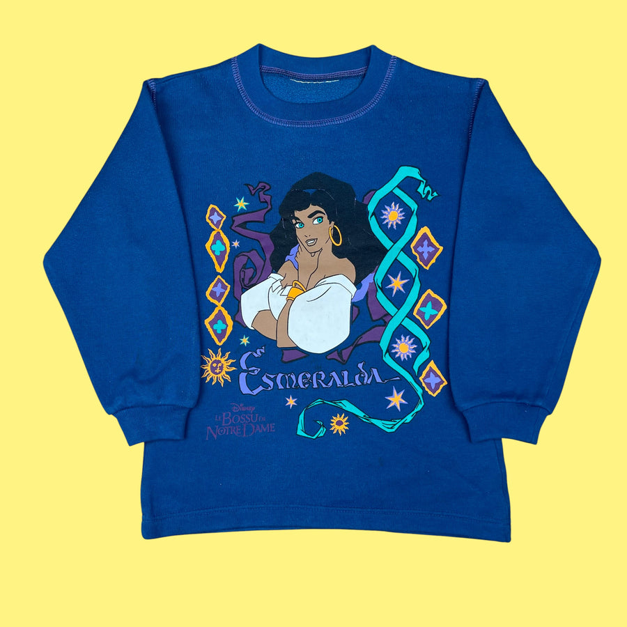 Sweat Esmeralda vintage 6-7 ans