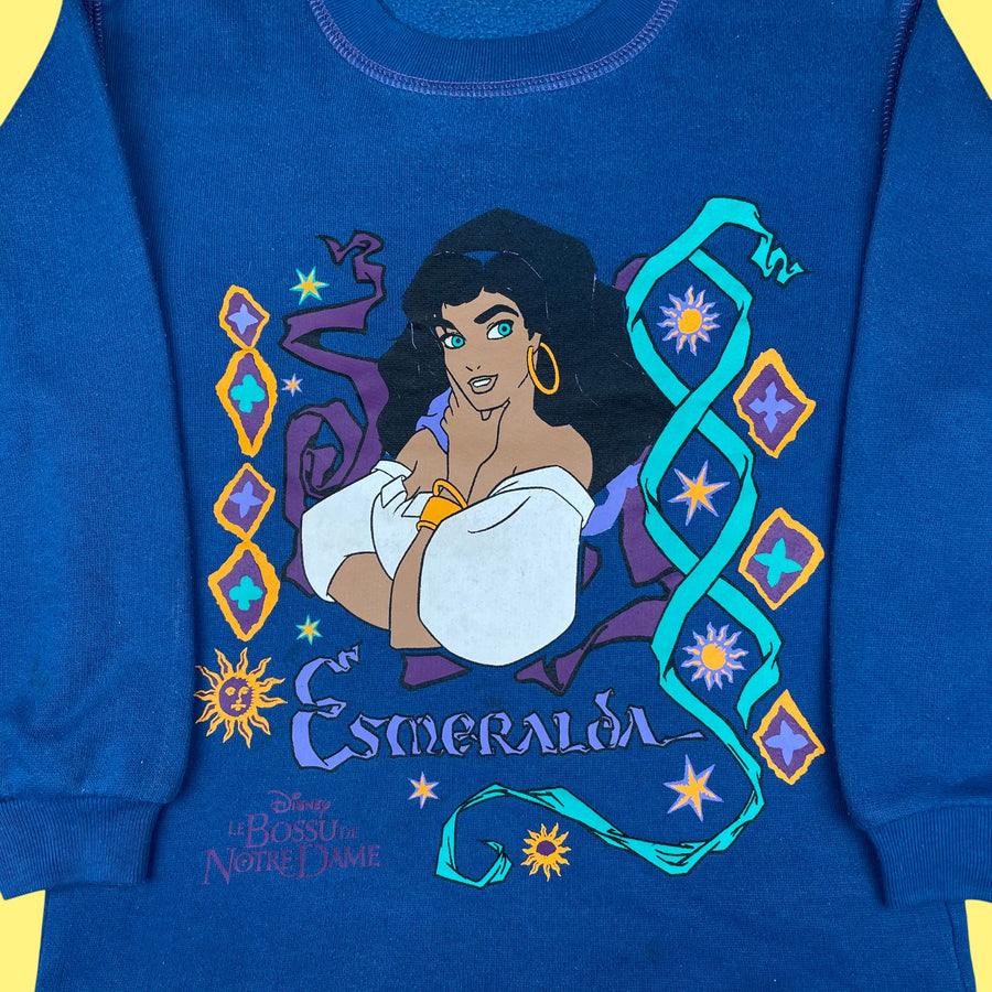 Sweat Esmeralda vintage 6-7 ans