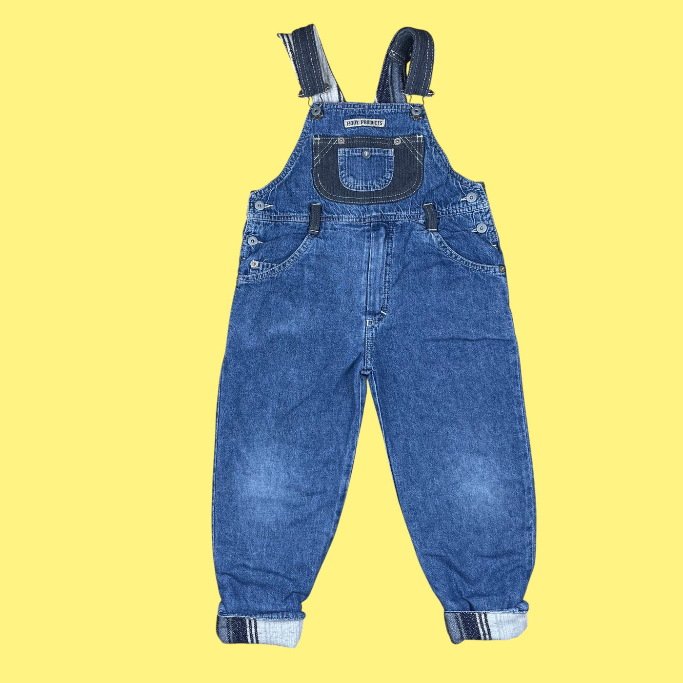 Salopette jean doublée vintage 4 ans