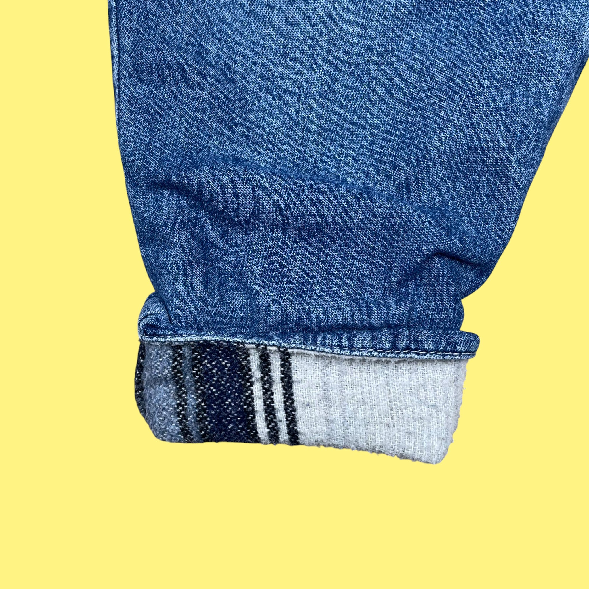 Salopette jean doublée vintage 4 ans