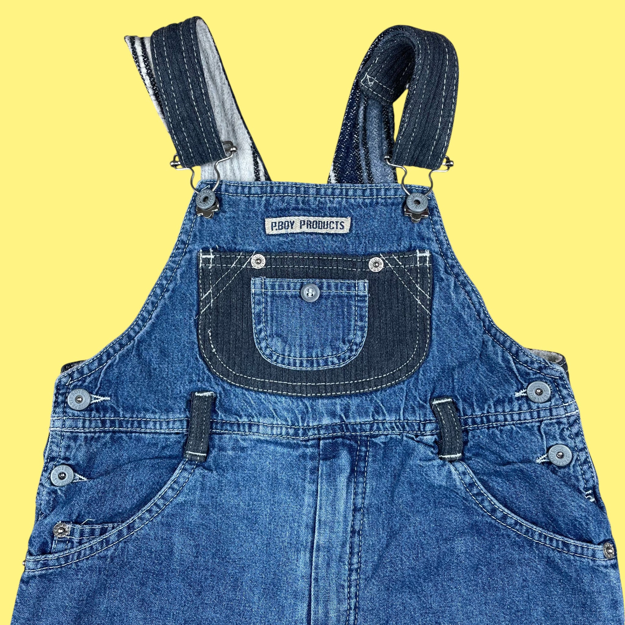 Salopette jean doublée vintage 4 ans