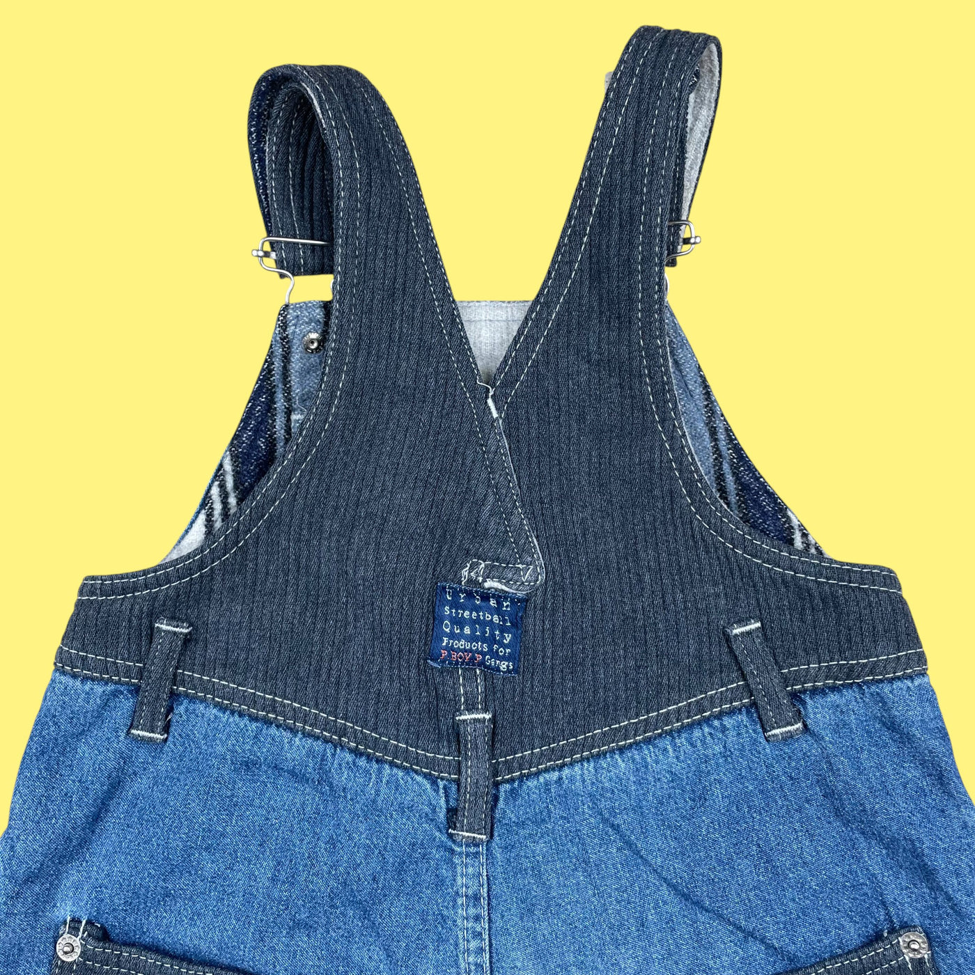 Salopette jean doublée vintage 4 ans