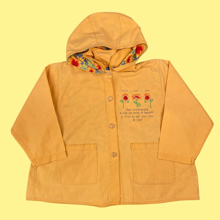 Veste tournesol vintage 4-5 ans et 6-7 ans