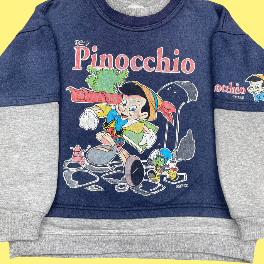 Sweat Pinocchio vintage 5-6 ans