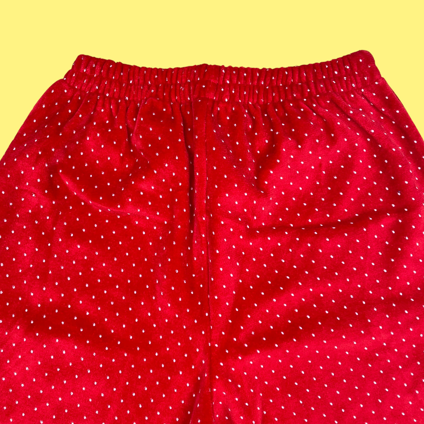 Ensemble velours deadstock fraises 18-24 mois et 5 ans