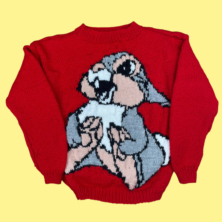 Pull fait main Panpan 8 ans