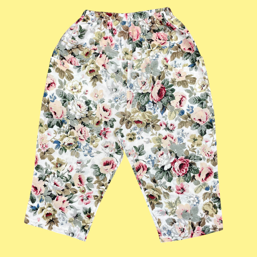 Pantalon fleuri 12-18 mois