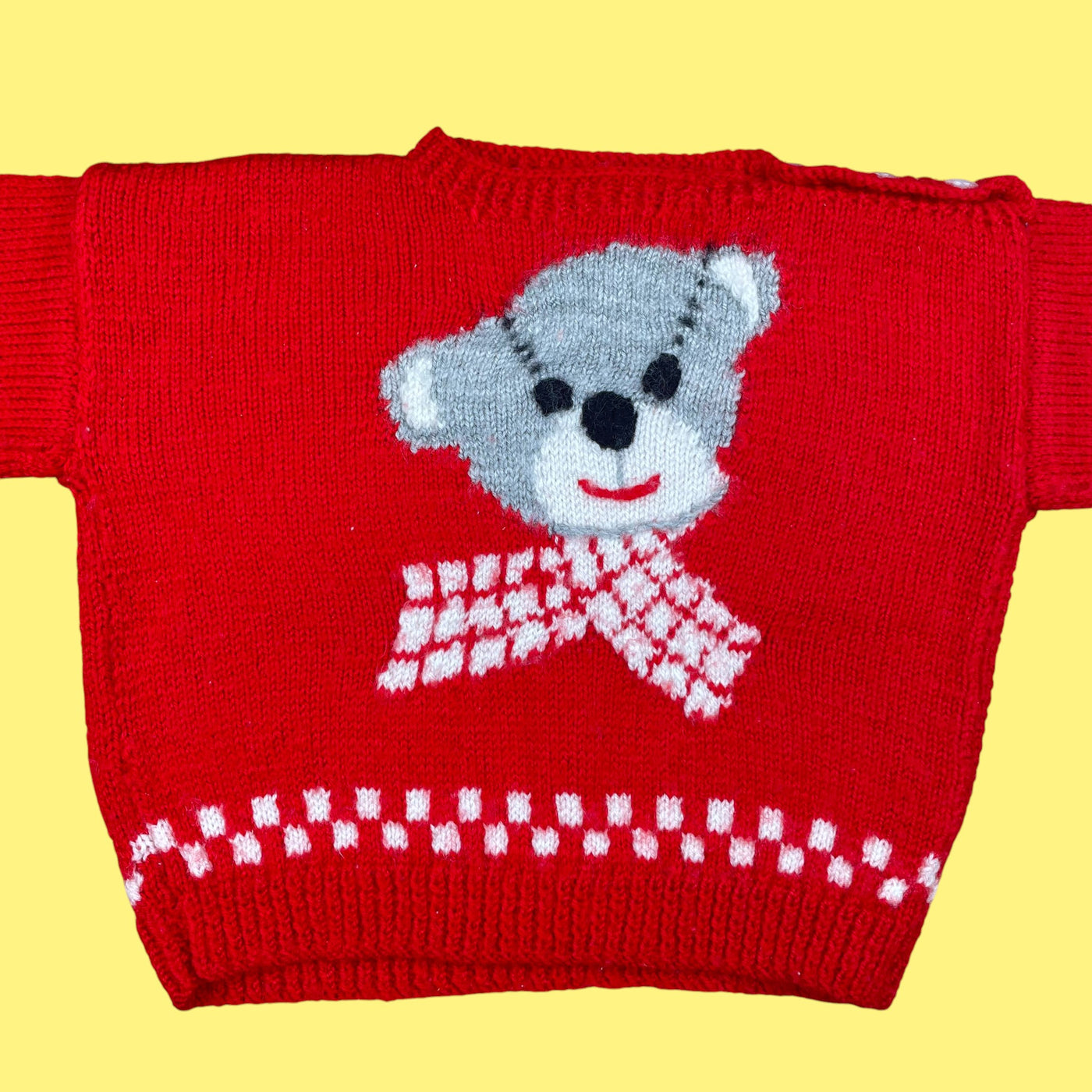 Pull vintage nounours 12 mois