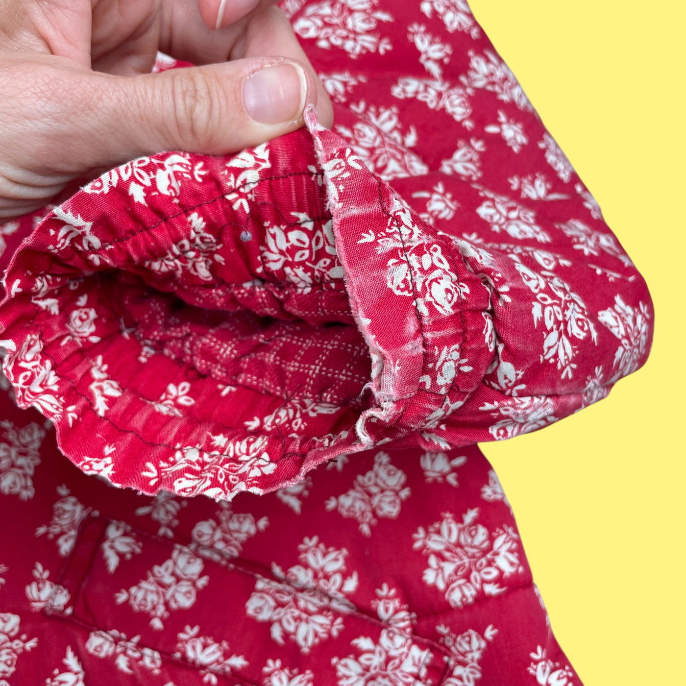 Manteau vintage petites fleurs 5 ans