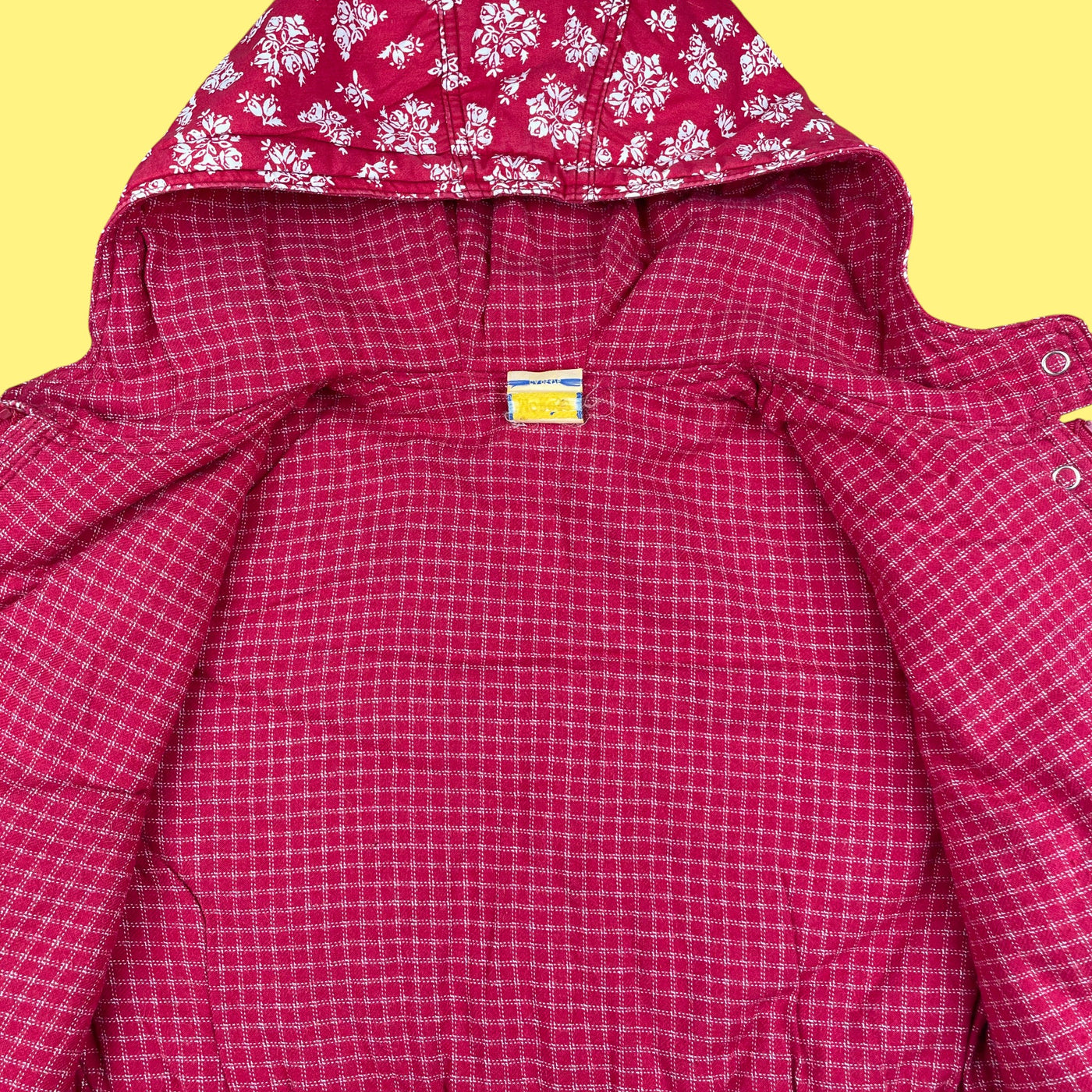 Manteau vintage petites fleurs 5 ans