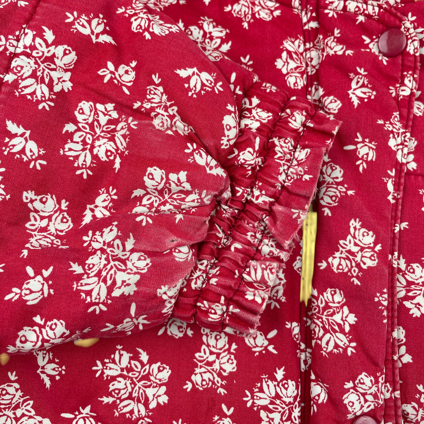 Manteau vintage petites fleurs 5 ans