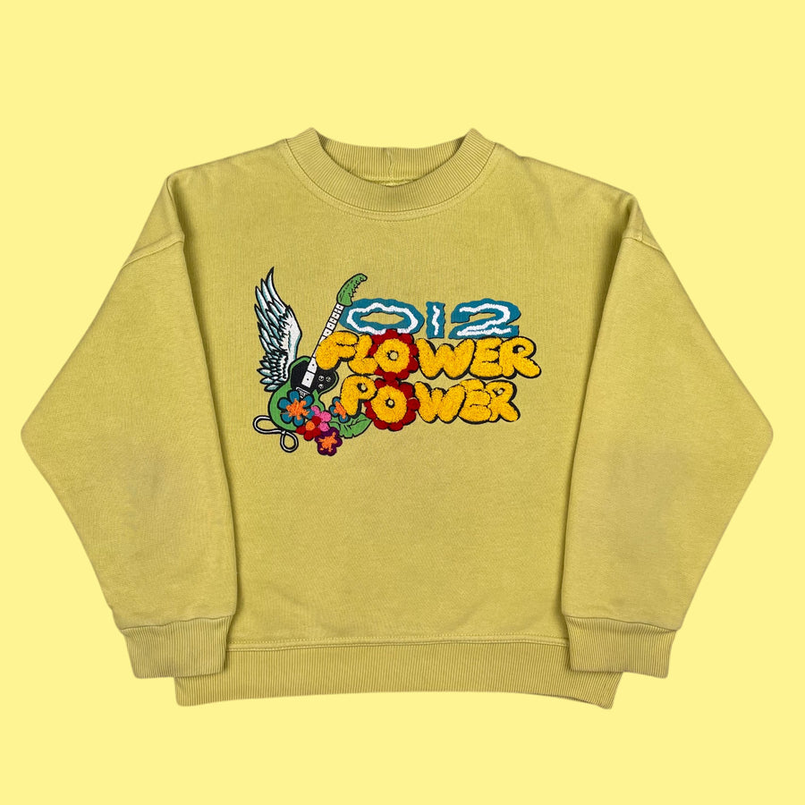 Sweat Benetton Flower power 6 ans