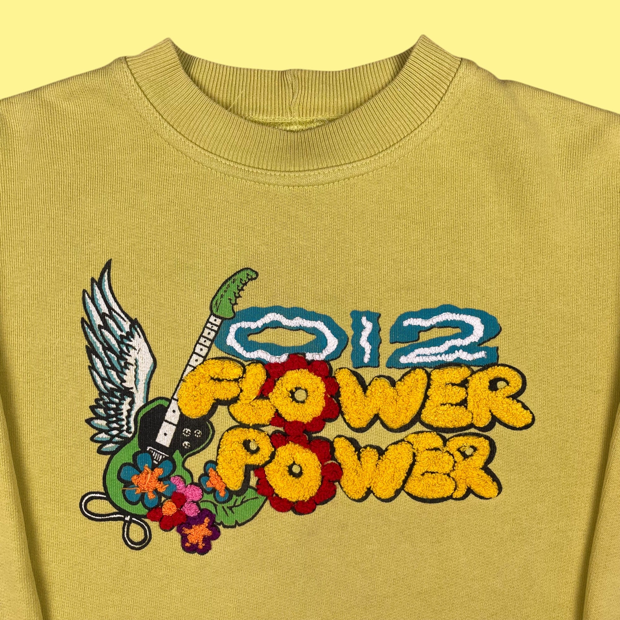 Sweat Benetton Flower power 6 ans