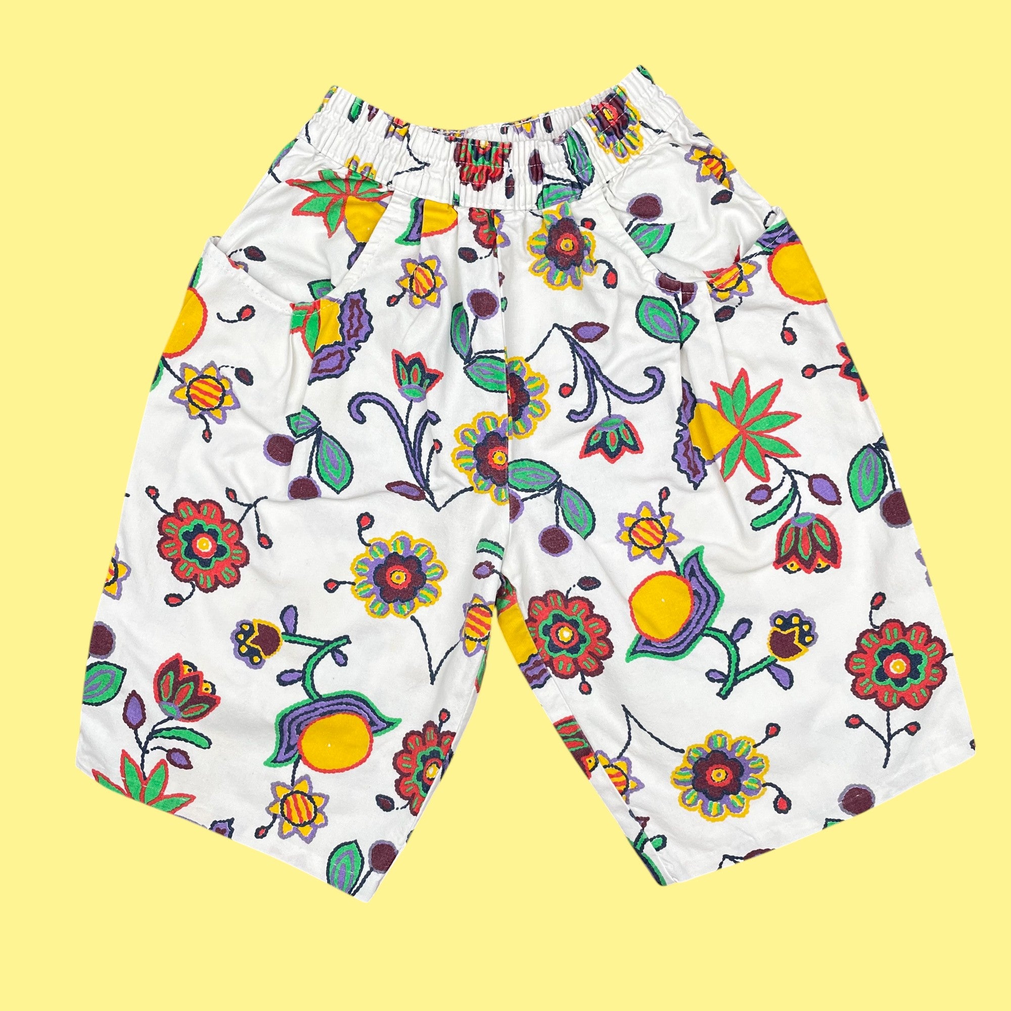 Short fleurs 4 ans