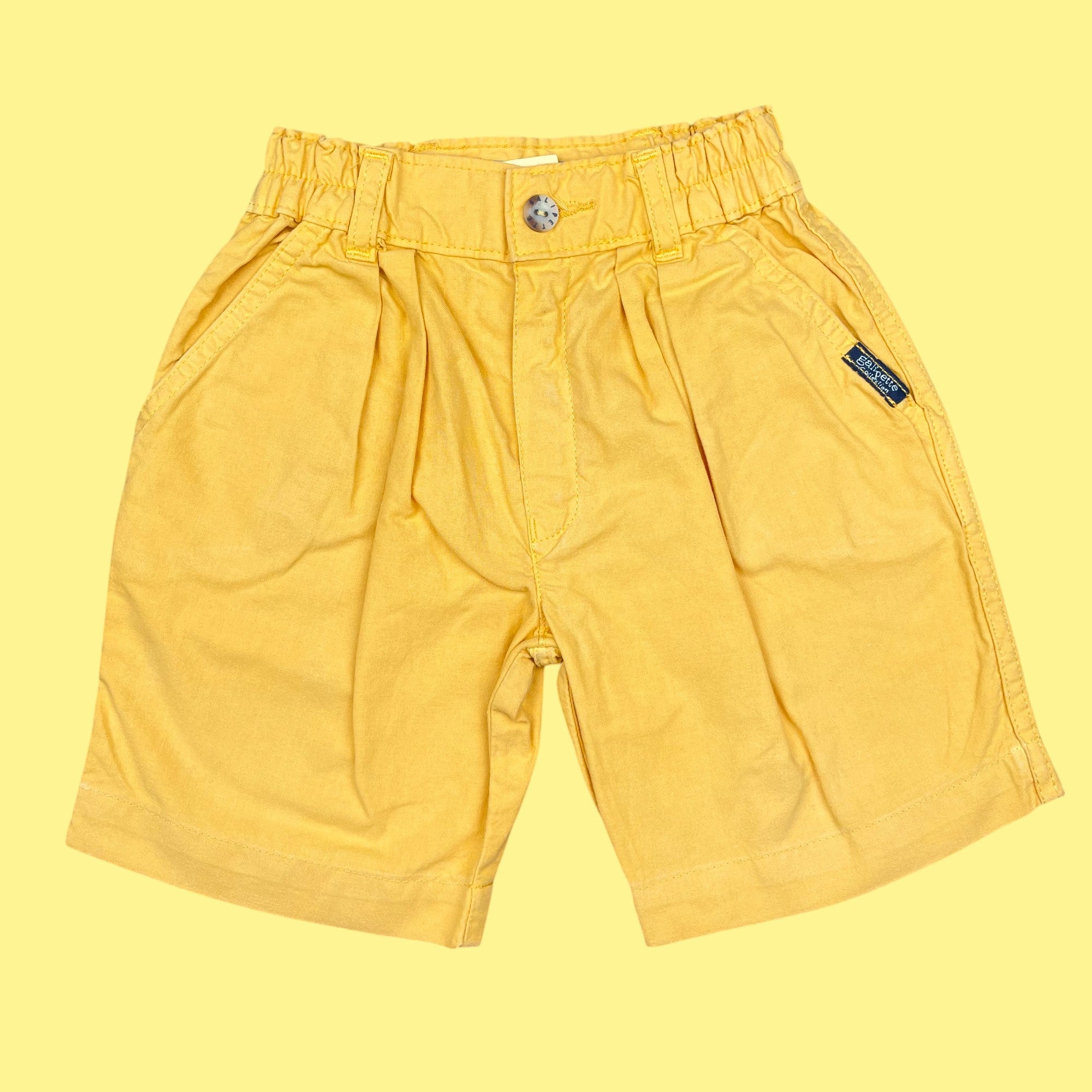 Short jaune 3 ans