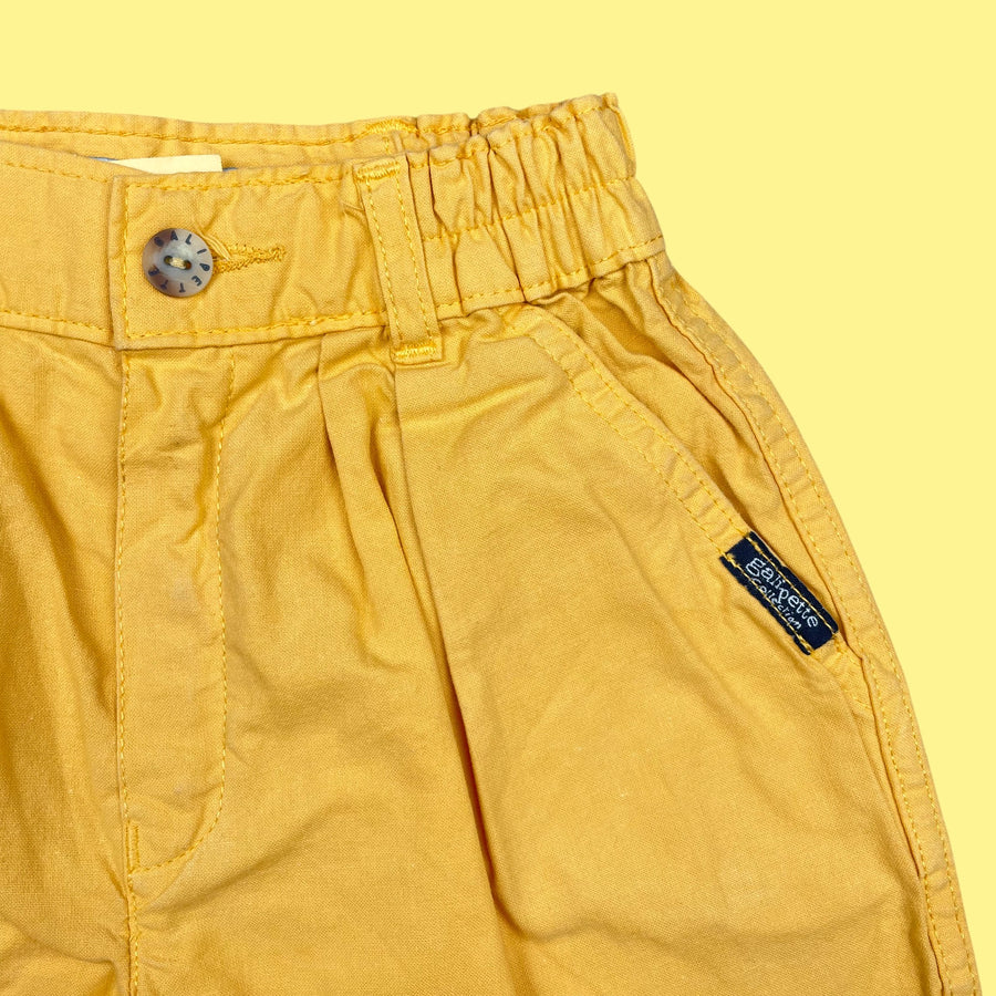 Short jaune 3 ans