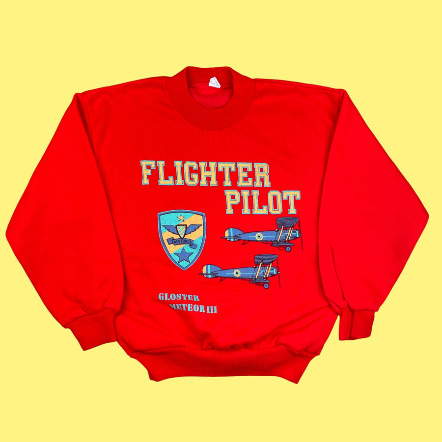 Sweat vintage pilot deadstock 8 ans