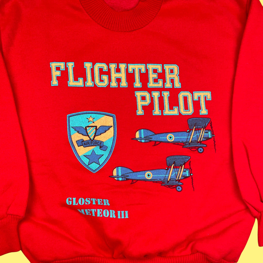 Sweat vintage pilot deadstock 8 ans