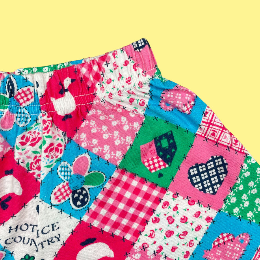 Short patchwork 18 mois